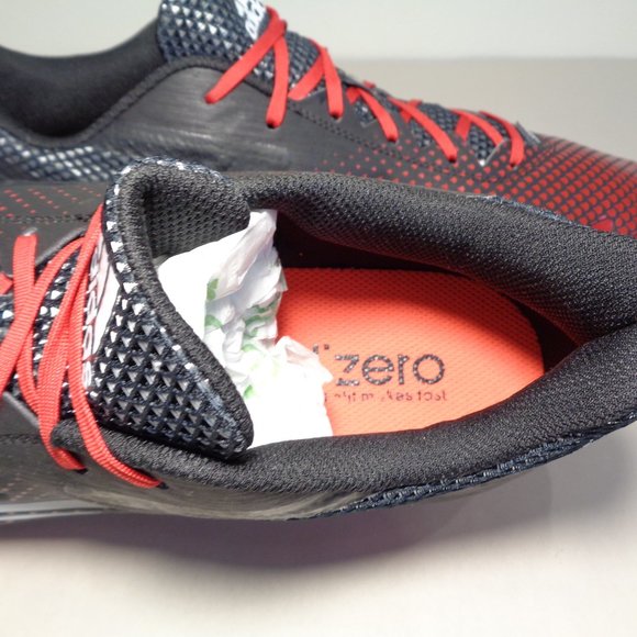 Adidas Size 13 M ADIZERO Black Red Baseball Cleats New Men\'s Shoes main image 6